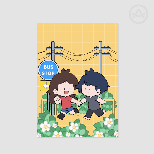 Bus Stop Art Print