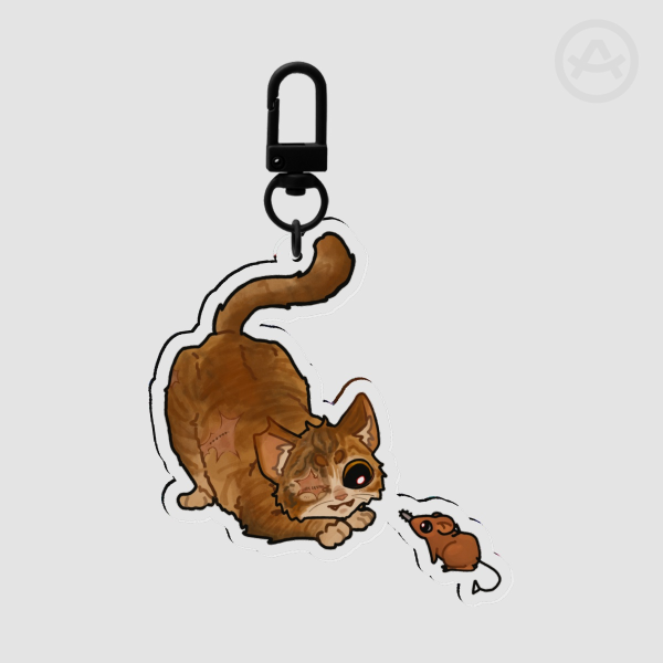 Cat Denji - Chainsaw Man Keychain