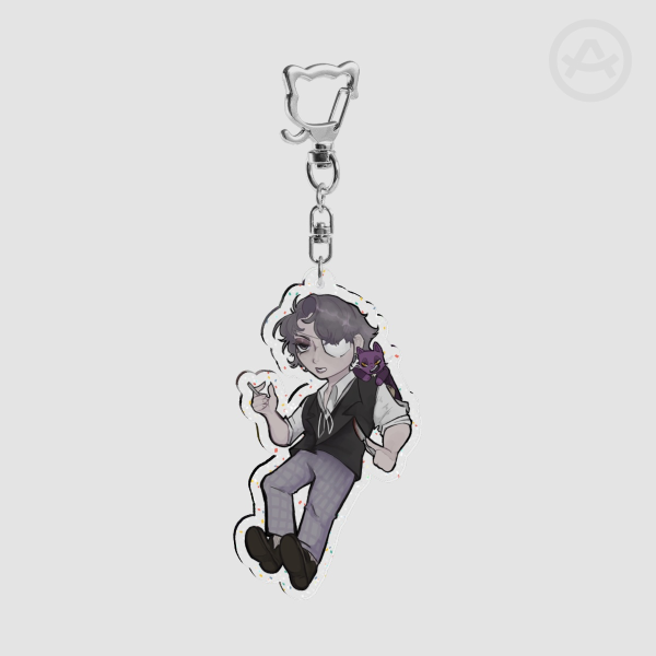Daan and Pocketcat Funger Keychain