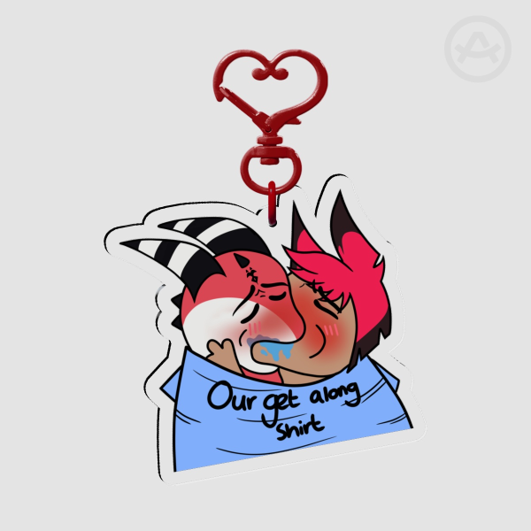 Blitz & Alastor - Hellaverse Keychain
