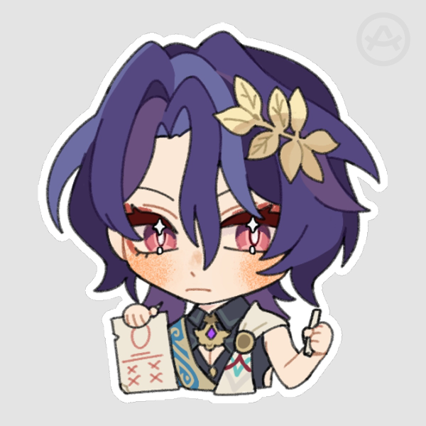 Honkai Star Rail Ratio Die Cut Sticker