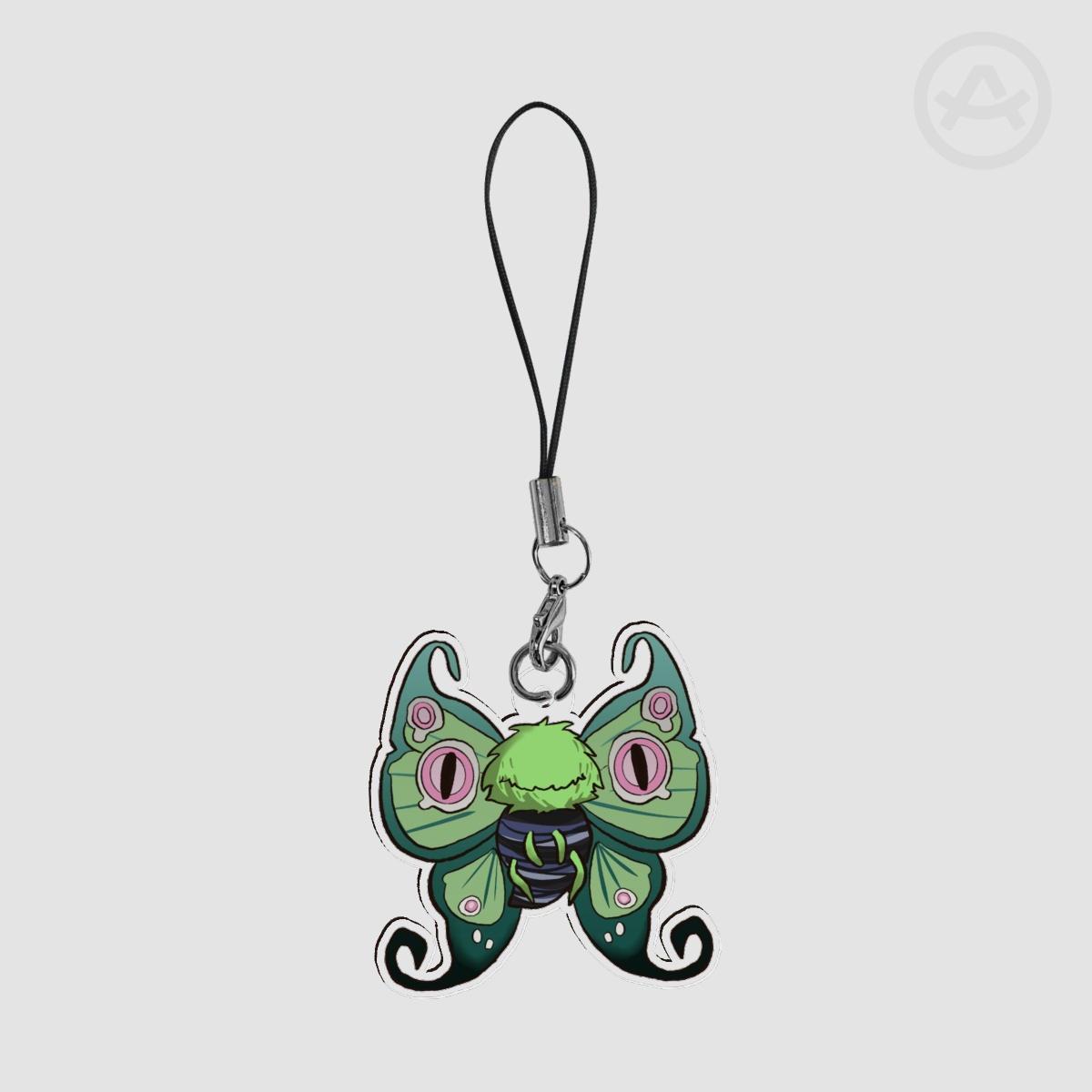 DST Critter Den Mothling Clear Acrylic Phone Charm