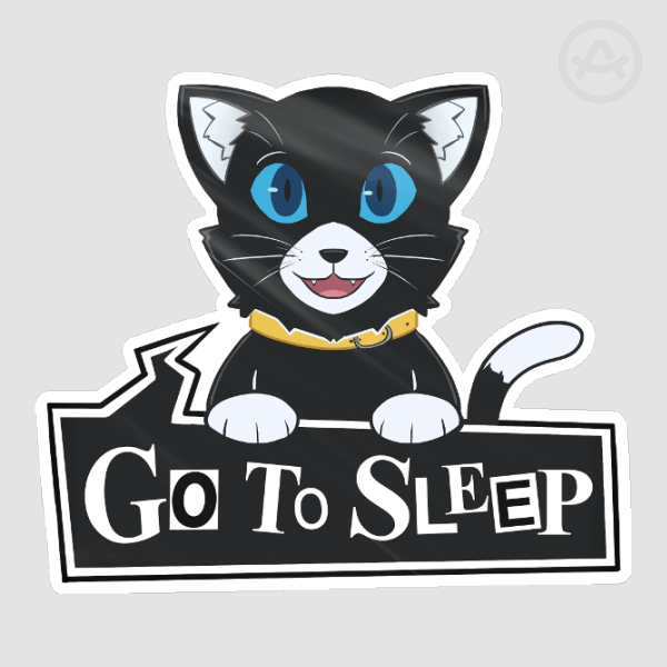 Persona 5 - Morgana "Go to Sleep" Sticker