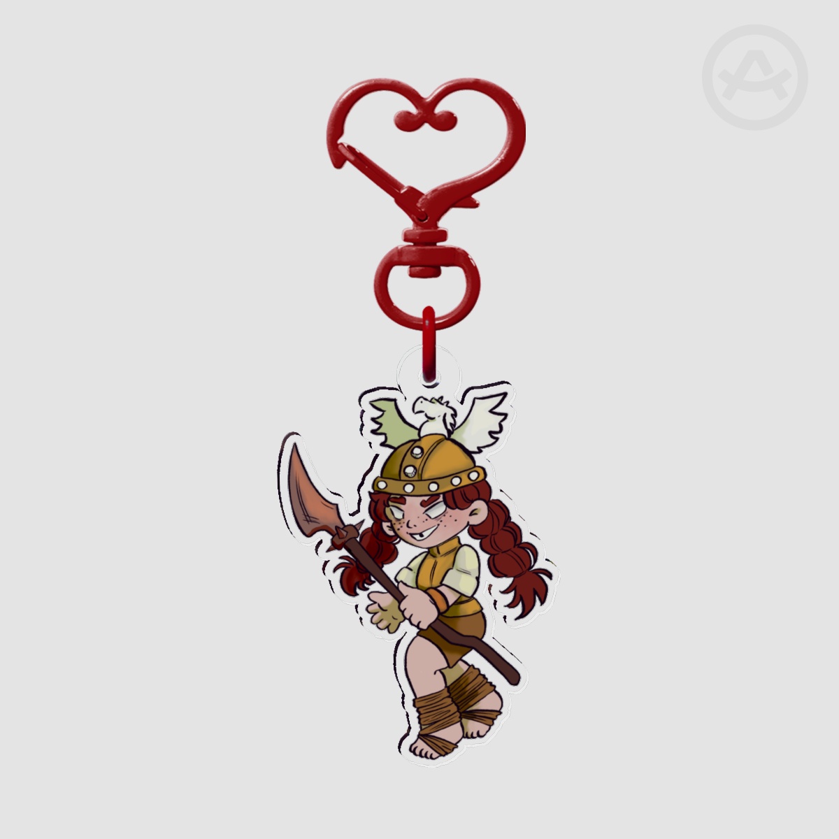 DST Player Wigfrid Clear Acrylic Keychain