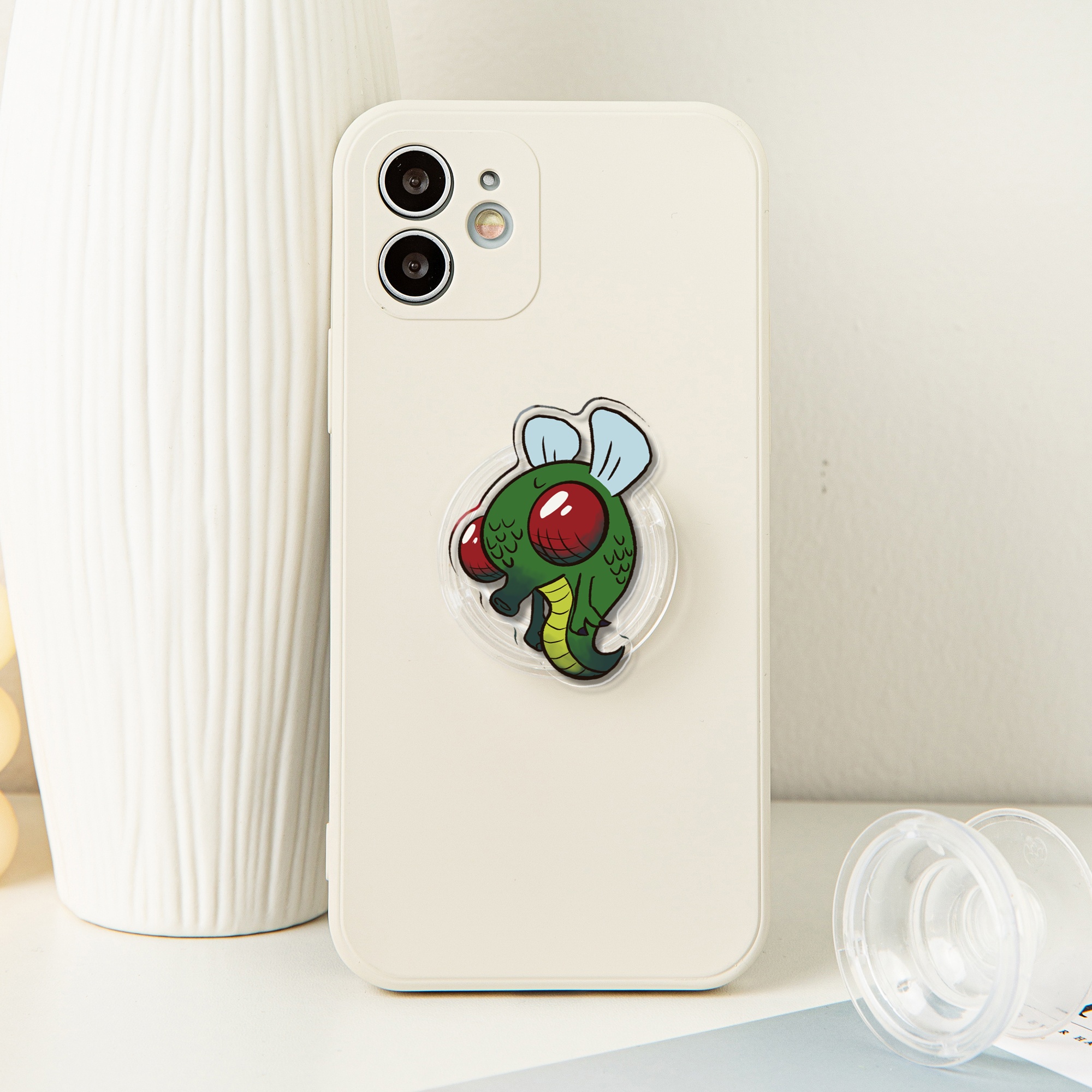 DST Critter Den Broodling Phone Pop Socket - 1.96"(50mm), Clear