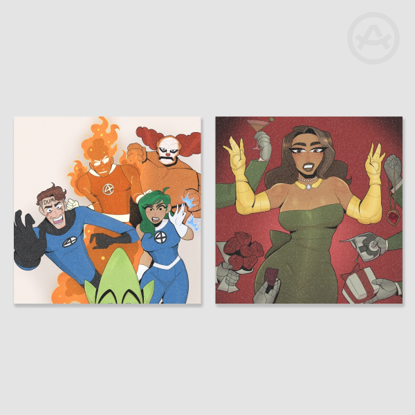 Fantastic Four/Dr. Doom Dual Photocard