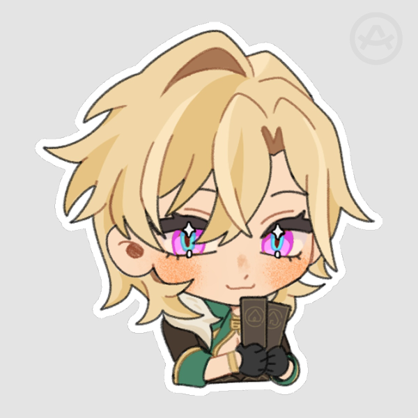 Honkai Star Rail Aventurine Die Cut Sticker
