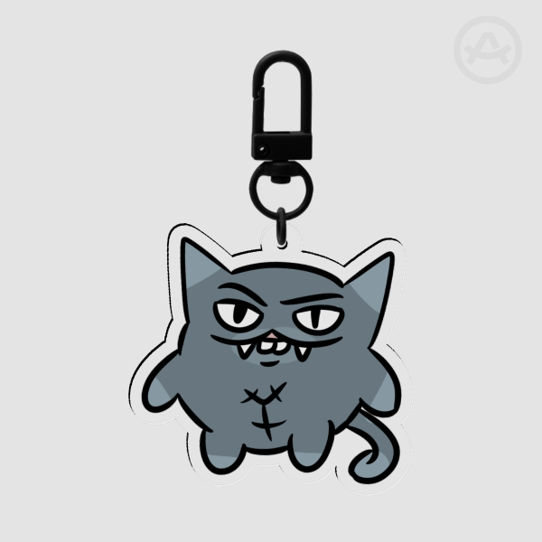Mewgenics: Dybbuk Double Sided Clear Acrylic Keychains