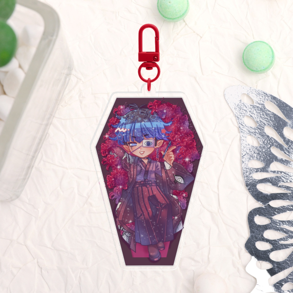 Yugamu Omokage Coffin Clear Acrylic Keychain
