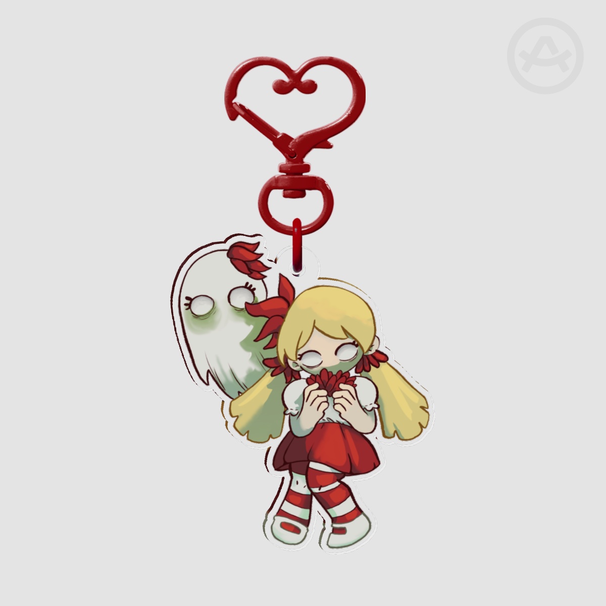 DST Player Wendy and Abigail Clear Acrylic Keychain