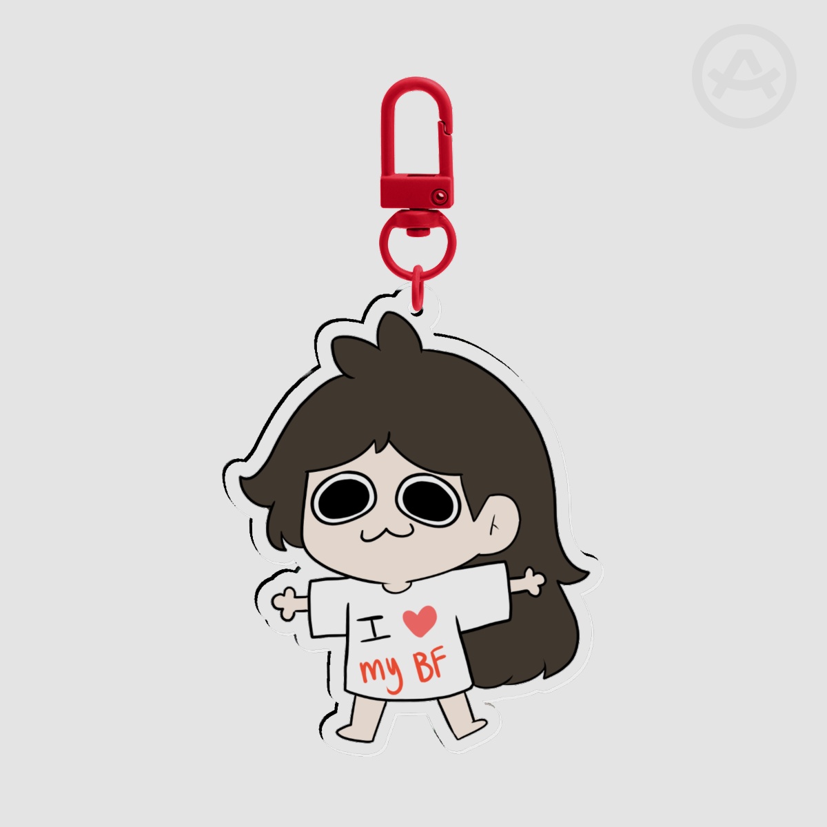 I love my BF Acrylic Keychain