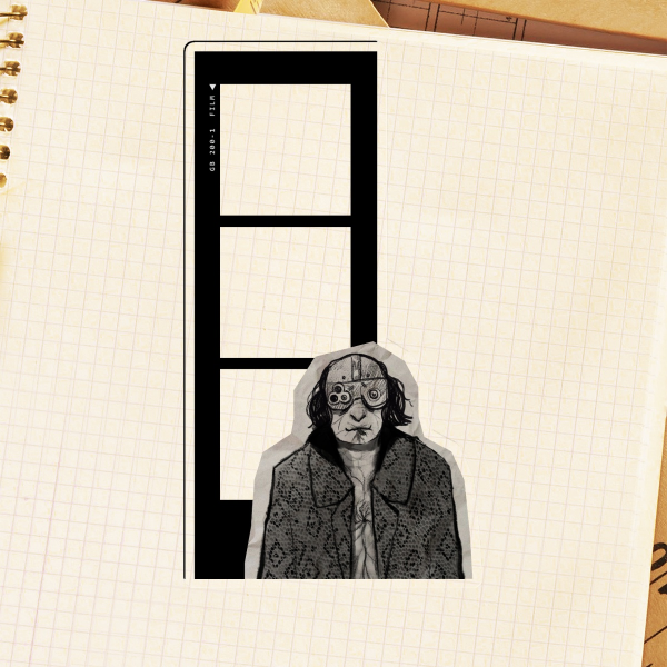 Victor Gideon Sketch Style PET Plastic Bookmark