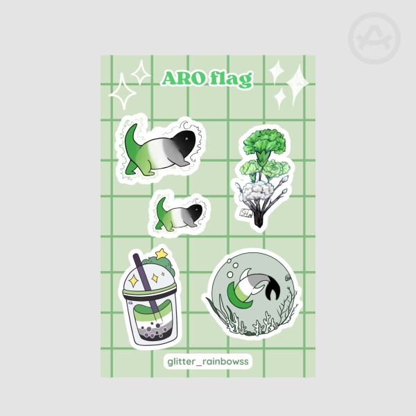 Aro Pride - Stickers Sheet