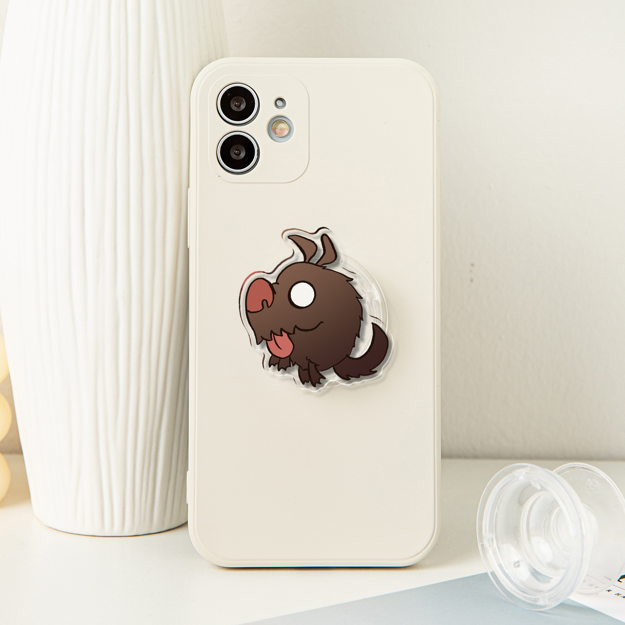 DST Critter Den Vargling Phone Pop Socket - 1.96"(50mm), Clear