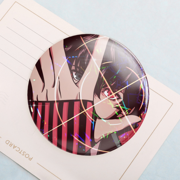 Ryuki Wink Psync Button Badge