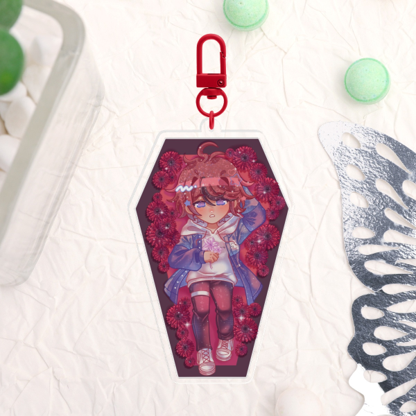 Takumi Sumino Coffin Clear Acrylic Keychain