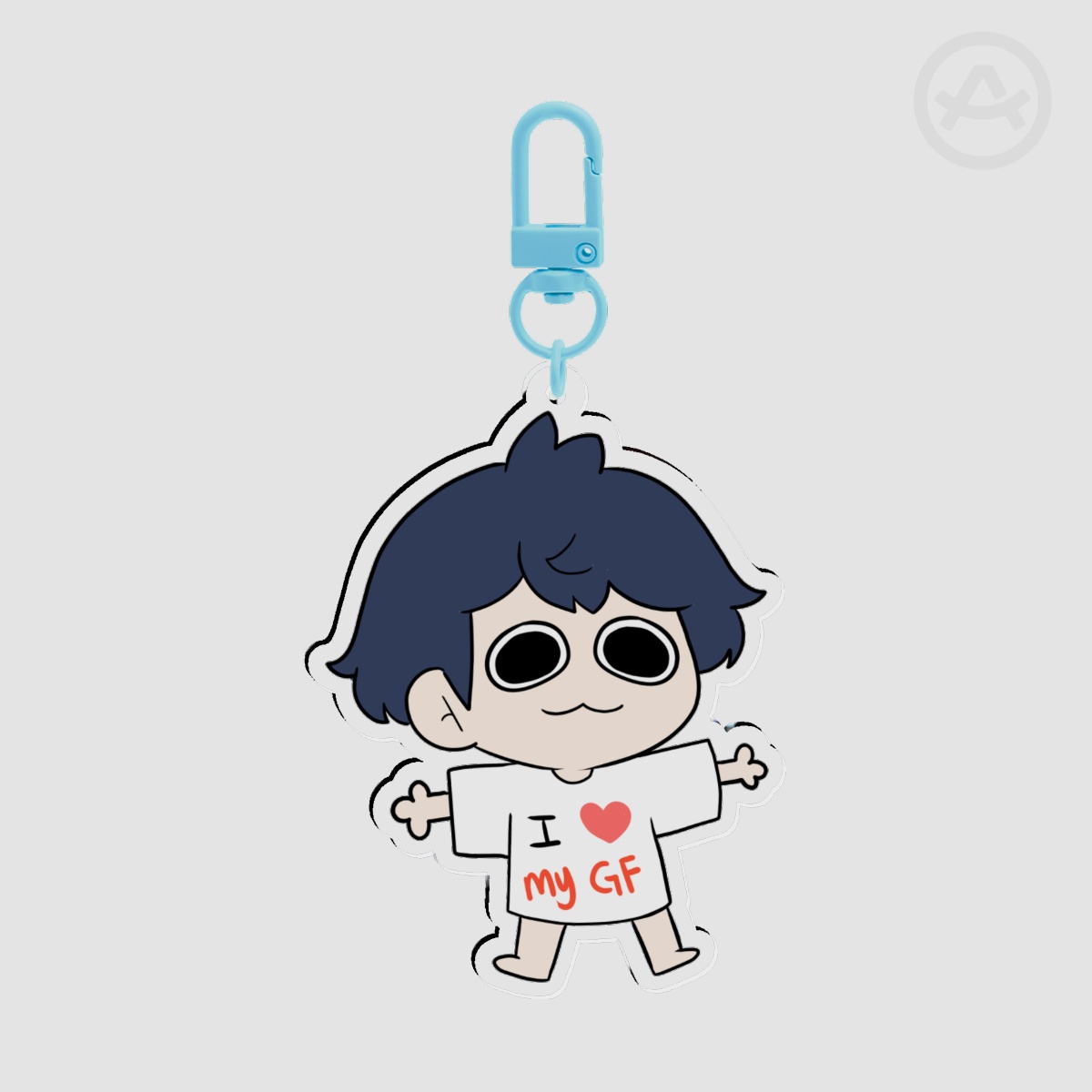 I love my GF acrylic keychain