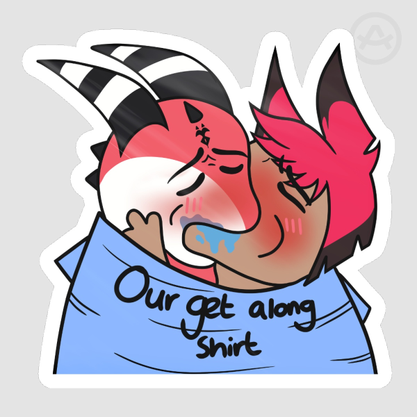 Blitz & Alastor - Hellaverse Sticker