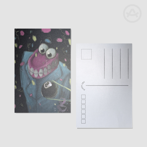 Doktor 8 Ball Postcard