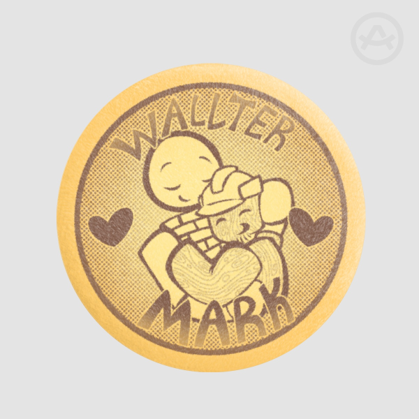 Wallter & Mark Cookie Plush Badge