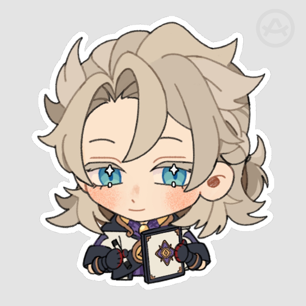 Genshin Impact Albedo Die Cut Sticker