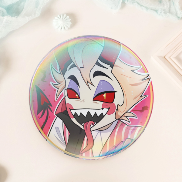 Demon Lucifer Morningstar Round Badges (Button Pins)