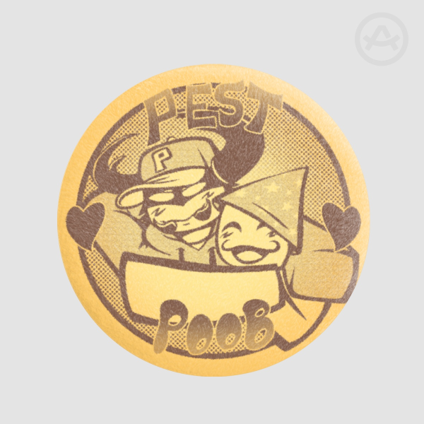 Pest & PartyNoob Cookie Plush Badge