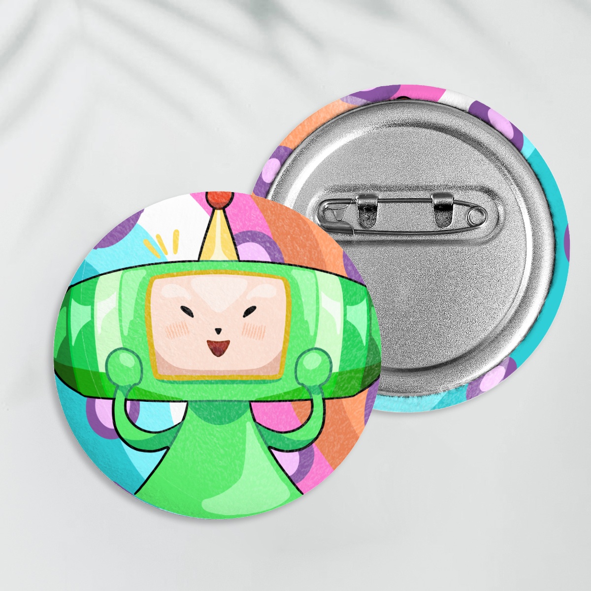 Prince Plush Button Badge