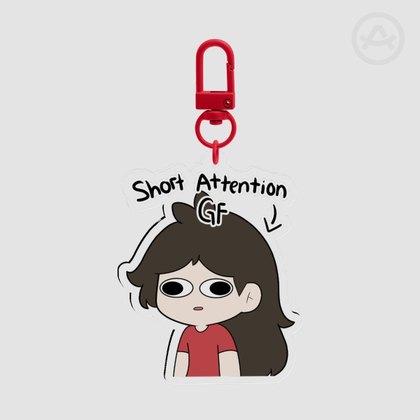 Puddle Short Attention Span GF Acrylic Keychains