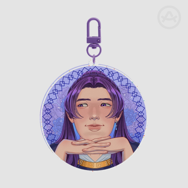 Jinshi Glitter Acrylic Keychains