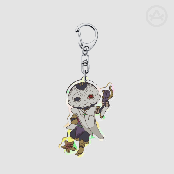Jhin Broken Glass Acrylic Keychains - 2.76"(70mm), ⑥
