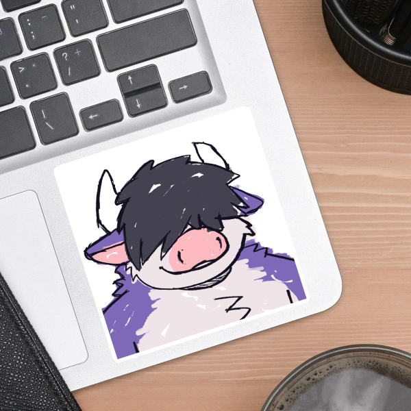 Beef Sketch - Die Cut Stickers
