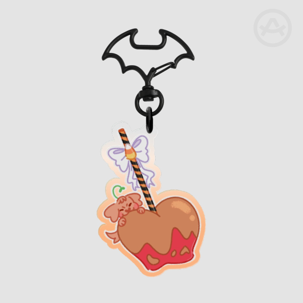 Caramel Apple Keychain