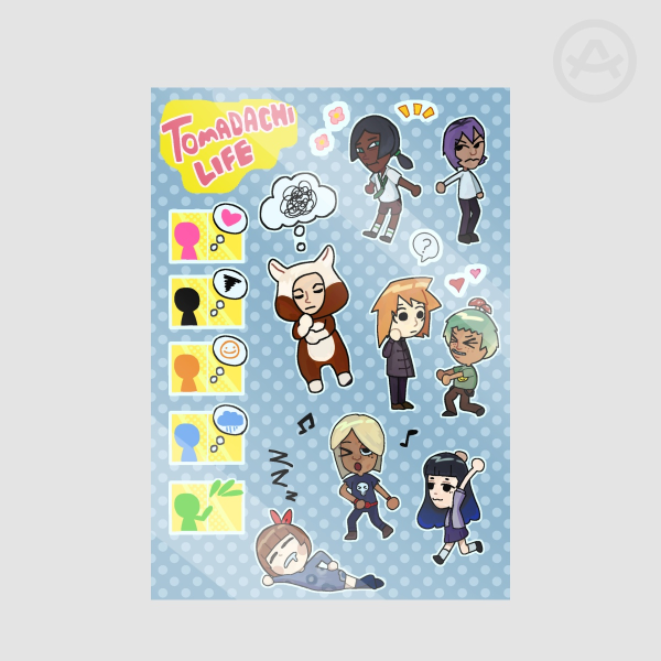 Coated Paper Stickers Sheet