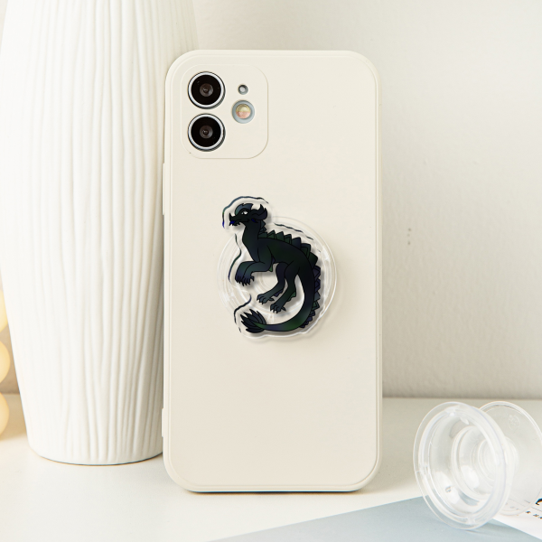 Acrylic Airbag Phone Holder - 1.96"(50mm), Clear