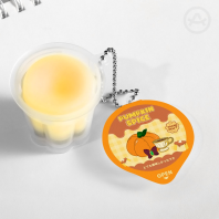 Pumpkin spice Pudding Keychain
