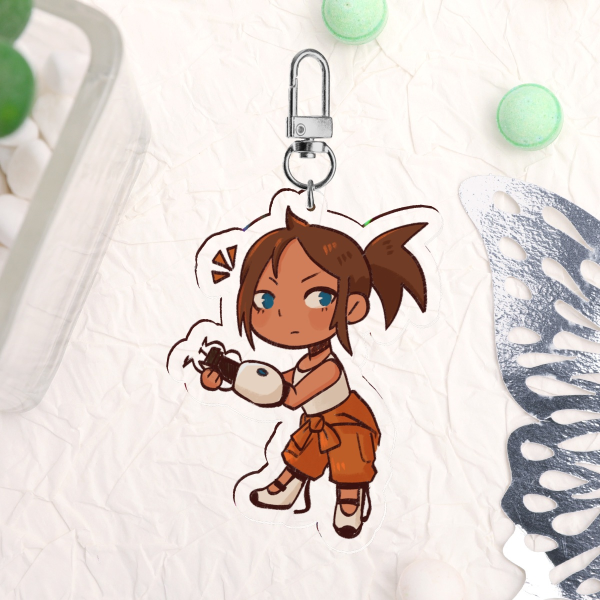 Chell Portal 2 Keychain