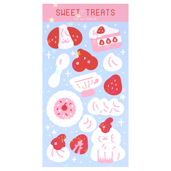 Sweet Treats - Sticker Sheet 9.5x18cm