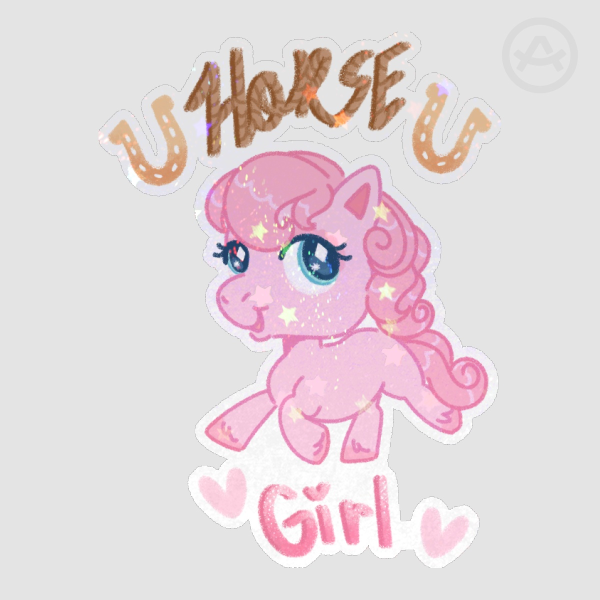 LPS: Horse Girl Sticker