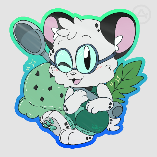 Mintchip Panda Die Cut Sticker