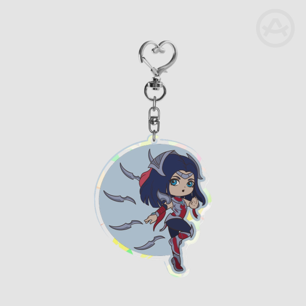 Irelia Broken Glass Acrylic Keychain - 2.76"(70mm)