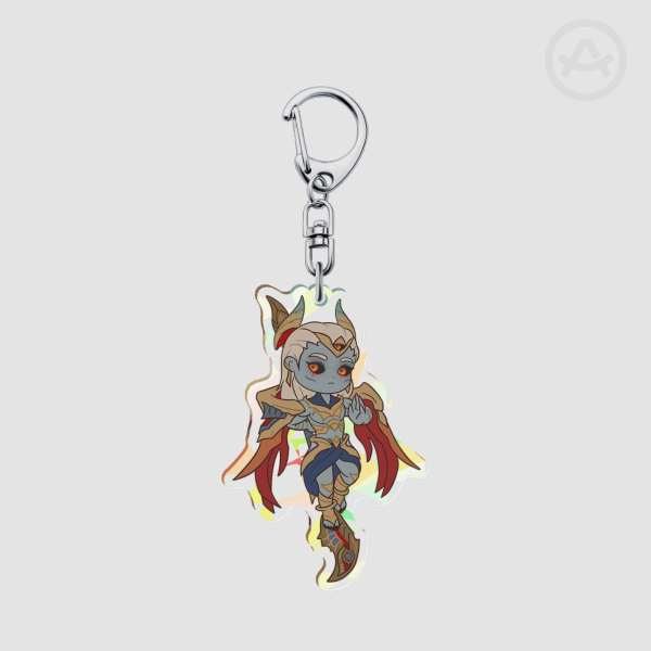 Zaahen Broken Glass Acrylic Keychain - 2.76"(70mm), ⑥