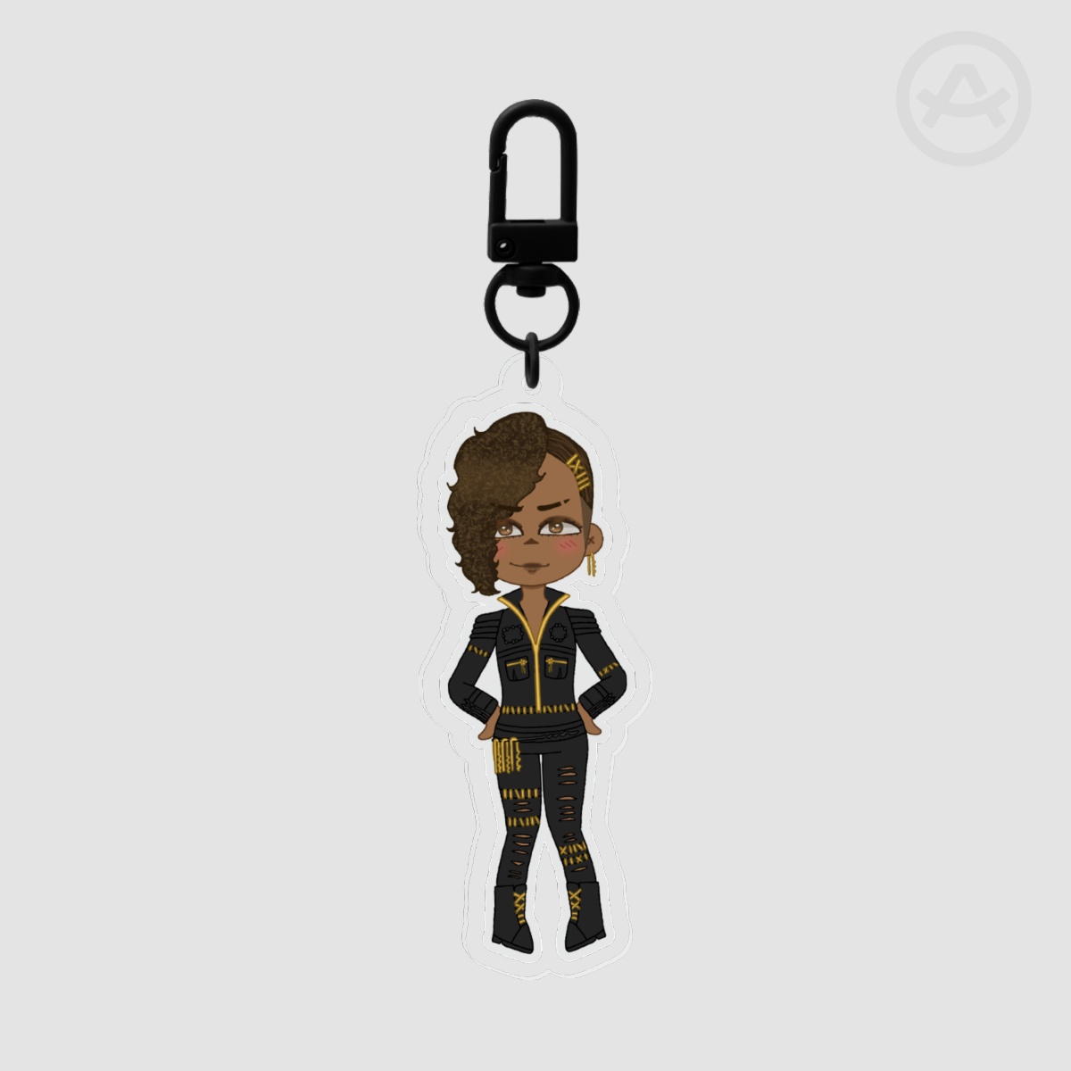 Bobby Pinn Date Everything chibi keychain