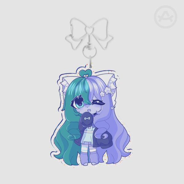 Sofi Rei Glitter Acrylic Keychain V2