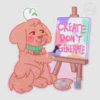 Create Don't Generate Sticker