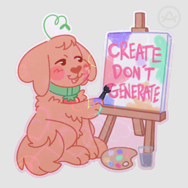 Create Don't Generate Sticker