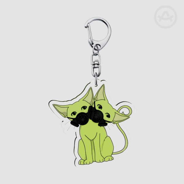 The Extinction Cat - The Magnus Archives - Acrylic Keychain