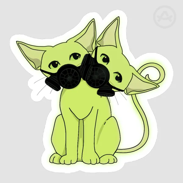 The Extinction Cat - The Magnus Archives - Sticker