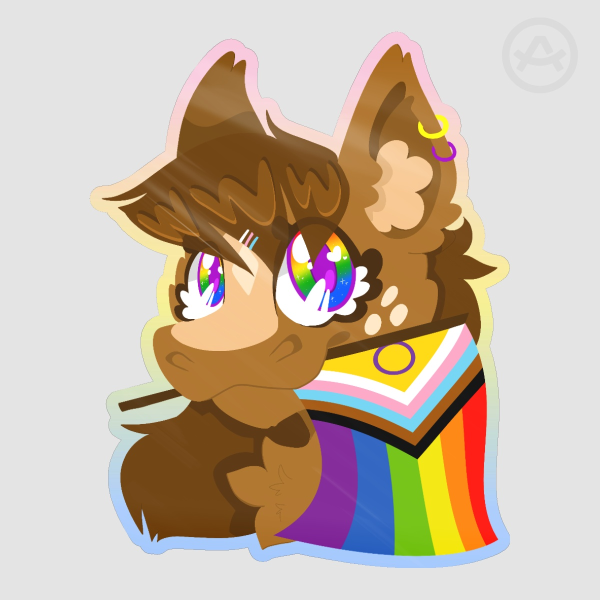LGBT pride pony Die Cut Sticker