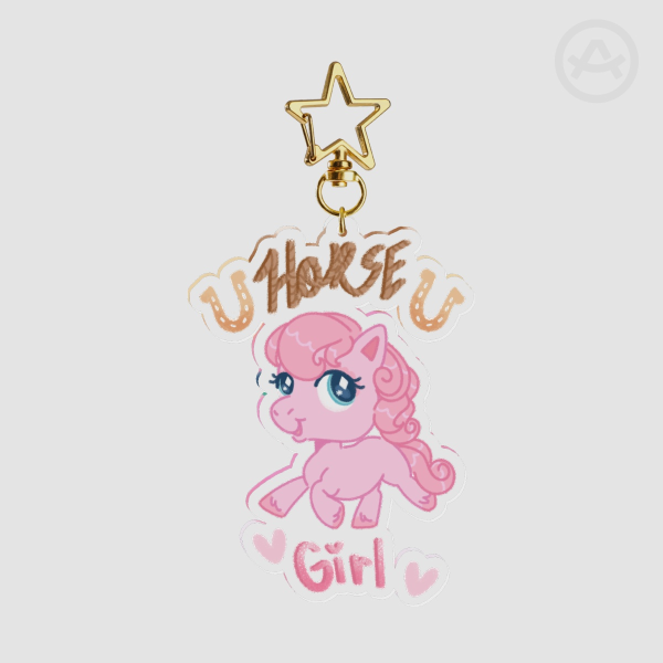 LPS: Horse Girl Keychain